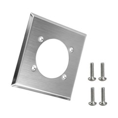 NEW Outlet Cover Wall Plate 2 Gang Hole Dia. 2.48″ for HBL9450A Hubbell 14-50R