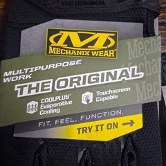 New! Mechanix Wear MG-55-010 The Original Work Gloves, Large Lot Of 2 Pairs
