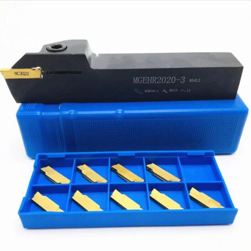 20mm MGEHR2020-3 Lathe Turning Tool grooving cutting holder + MGMN300-M Inserts