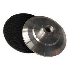 4 Inch Hook and Loop Backing Pad With Rigid Aluminium Backer, 5/8″ 11 grinder
