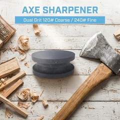 4″ Dual Grit Silicon Carbide Grinding Wheel for Garden Tools