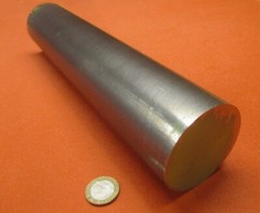 4140/4142 Alloy Steel Rod, 2 1/2″ Diameter +/-.007″ x 1 Ft Length