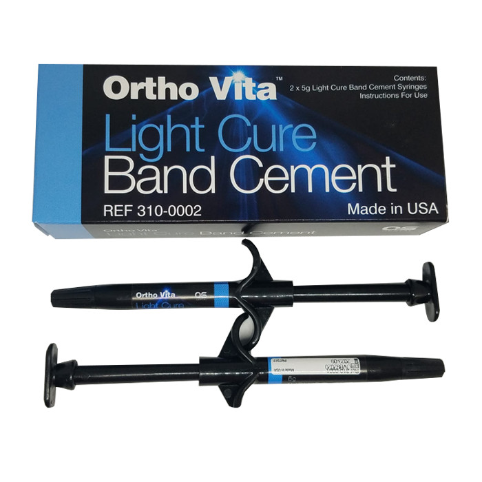 5 Boxes (10 pcs) ORTHO VITA KIT Blue band CEMENT 2 sgy x5 gm LIGHT CURE 310-0002