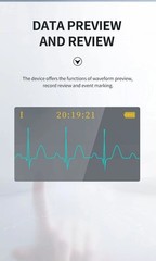 24 Hours Dynamic ECG Systems 12 Channel EKG Monitor ECG holter Recorder Software
