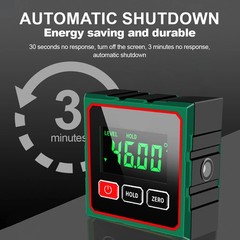 Magnetic Digital Level Box Gauge Angle Meter Finder Protractor Inclinometer