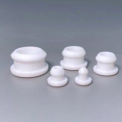 White Silicone Rubber Hole Plugs Snap-on Blanking End Caps Seal Stopper 2.5-14mm