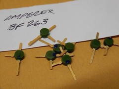 Amperex BF263 Silicon NPN Vintage transistors Qty 8 NOS TO-50