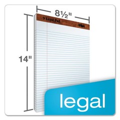 Tops 7573 Perforated Everyday Writing Legal Pad, 8.5 x 14 In Office Product