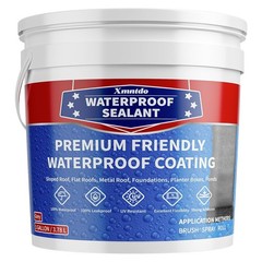 Polyurethane Waterproof Coating, 1 Gallon, Light Grey, Flexible Roof Sealant …
