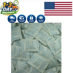 Efficient Silica Gel Moisture Absorbers – 100 2g Packets for Food Contact Safety