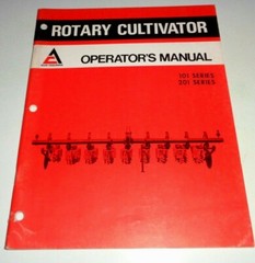 Allis Chalmers 101 201 Series Rotary Cultivator Operators Manual AC Original!