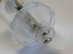 Auer 893004404 LLL Clear Continuous Light LED Bulb for BA15d Bases IP40 12V
