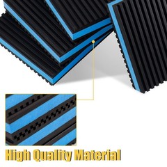 4 Pack Rubber Anti Vibration Pads,4 x 4 x 7/8 inches Heavy Duty EVA Isolation…