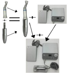Strongdrill Dental Lab Brushless Micromotor G800 with 50000 rpm Handpiece W101E