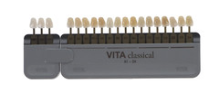 Vident G027CBS VITA Classical Dental Shade Guide with Bleached Shades Clip