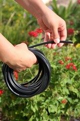 Mister Landscaper 100-ft Coil 1/4-in Black Vinyl Tubing
