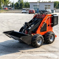 13.5HP Mini Skid Steer Loader Stand-On Loader RATO Gas Engine Bucket Free Ship