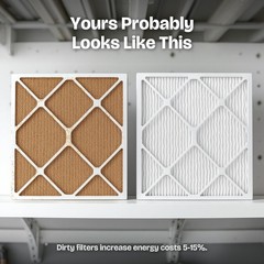Aerostar 20X20X4 Merv 13 Pleated Replacement Air Filter For Honeywell