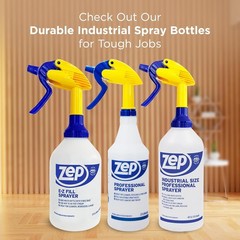ZEP Professional Sprayer Bottle – 32 oz (Pack of 3) – 3 Spray Bottles, White