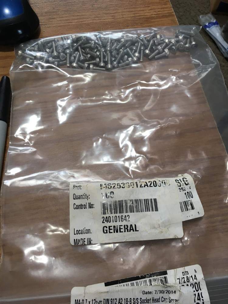 (100) M4-0.7 x 12mm ISO 4762/DIN 912 Hex Drive Grade A2-70 Stainless Steel SKT