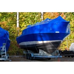 Vapor Barrier Supply – Blue Storage & Boat Shrink Wrap – 7 mil