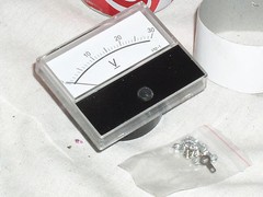 NEW 30 V DC 30V VDC DC VOLT ANALOG VOLTS MIRROR SCALE PANEL METER RV VOLTMETER