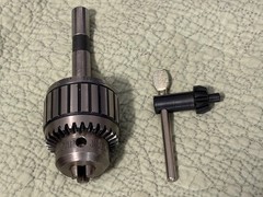 JACOBS 11N 2JT Heavy Duty BBV Super Chuck 0-3/8 (0-10mm) x 1/2″ Shank & Key GUC