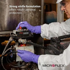 Microflex SU-690 Disposable Nitrile Gloves, Latex-Free, 100 Count – Small Size