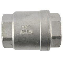 1/2 – 2 inch 1.5″ 1″ Vertical Check Valve NPT female Threaded Stainless Steel