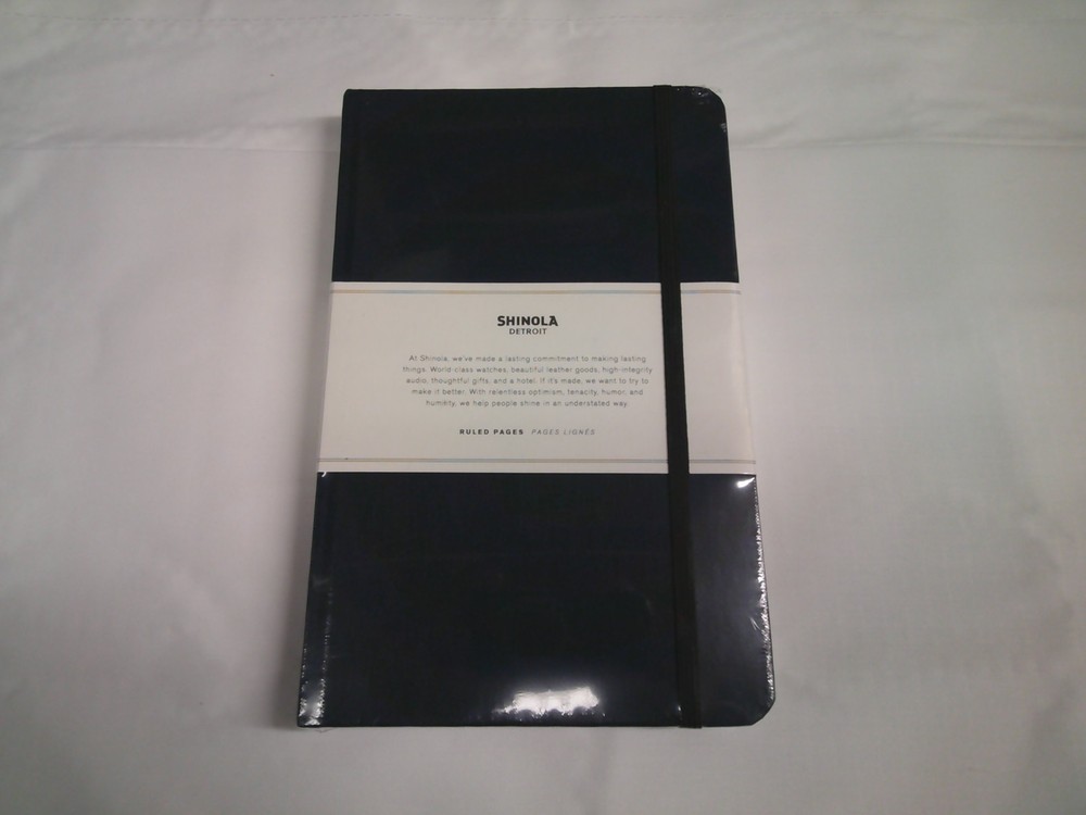 NEW! Shinola Detroit Hard Lined Ruled Pages 5.25″ x 8.25″ 192 Pages 60lb Journal