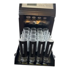 Royal Sovereign FS-4DA/BK Digital Coin Sorter Counter Tested 16 Tubes Box