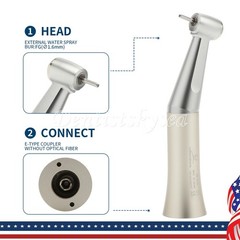 Low Speed Handpiece Push Button Fit FG 1.6mm Burs Contra Angle Dental