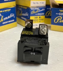 Bulldog PUSHMATIC ITE SIEMENS 50A 120/240V 1P 10K Cat. No. P150 (31150)