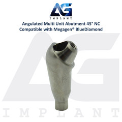 Angled 45° Multi Unit Prosthetic NC Megagen® BlueDiamond Compatible Ø4.8mm