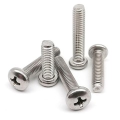 10/50 Phillips Pan Head Machine Screws Bolts Assorted Sizes Stainless Steel 304
