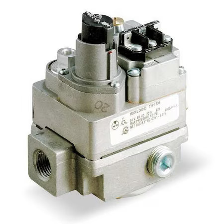 White-Rodgers 36C03u-433 Gas Valve, Ng/Lp, Standing Pilot, 750 Mv, 2.5 To 5.0