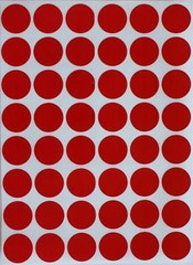 Royal Green Color Coding Labels 3/4″ Inch Round Dot 17mm Organizing Art Stickers