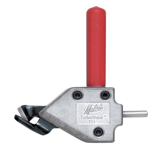 Malco TS1XXX Turbo Shear 20 Gauge Capacity Sheet Metal Cutting Attachment