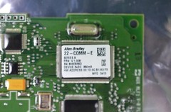 UP TO 20 AVAILABLE Allen Bradley 22-COMM-E Ethernet Module with Cable VER 1.007