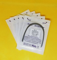 10Packs Dental Arch Wires Orthodontic Super Elastic NITI Rectangular Nature Form