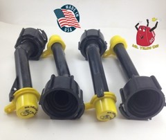 4 – Blitz Gas Can Nozzle Spouts Rings Caps Replacement Vintage 900094 900092 NEW