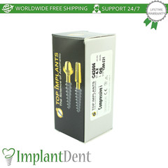 Monoblock Compressive Dental Fixture SLA Surface Titanium Sterile Dentistry