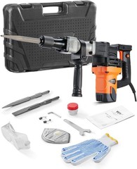 Demolition Jack Hammer 1400W Electric Heavy Duty Concrete Breaker 2900 BPM Tools