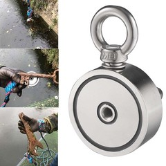 up 1300LBS Pull Force Fishing Magnet Kit Super Strong Neodymium Treasure Hunting