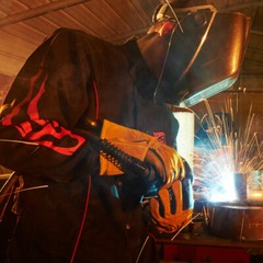 Revco Black Stallion BM88 Premium Grain Pigskin MIG Welding Gloves – Large