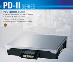 Open Box CAS PD-2Z POS Interface Scale, NTEP, Pounds, Ounces, PD2, USB