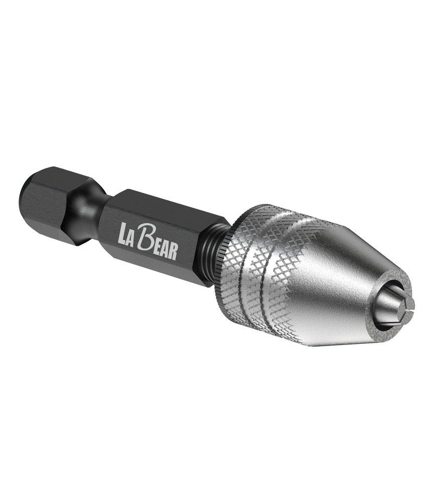 Drill Chuck Keyless Mini Adapter ¼ Inch Hex Shank | 0.3-3.2mm Capacity for Micro