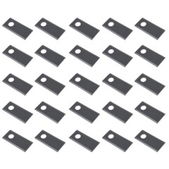 (25) Interchangeable Flat Disc Mower Blades Fits PZ Zweegers CM184, CM210, CM215