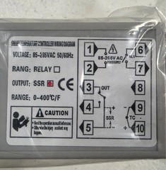 Twidec/MV100-B10 Digital Display PID Temperature Controllers 25DA, black,gray