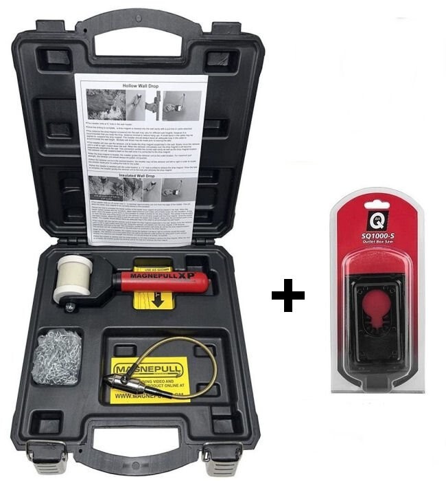 MAGNEPULL XP1000-LC Magnet Puller Wire Fishing + QBit SQ1000-S Wall Saw Blade